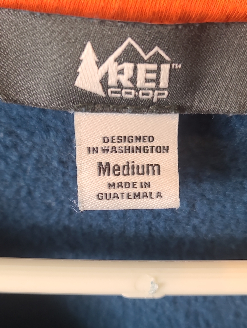 REI The Co-Op  green Med logo fleece pullover crewneck gorpcore - Picture 3 of 4